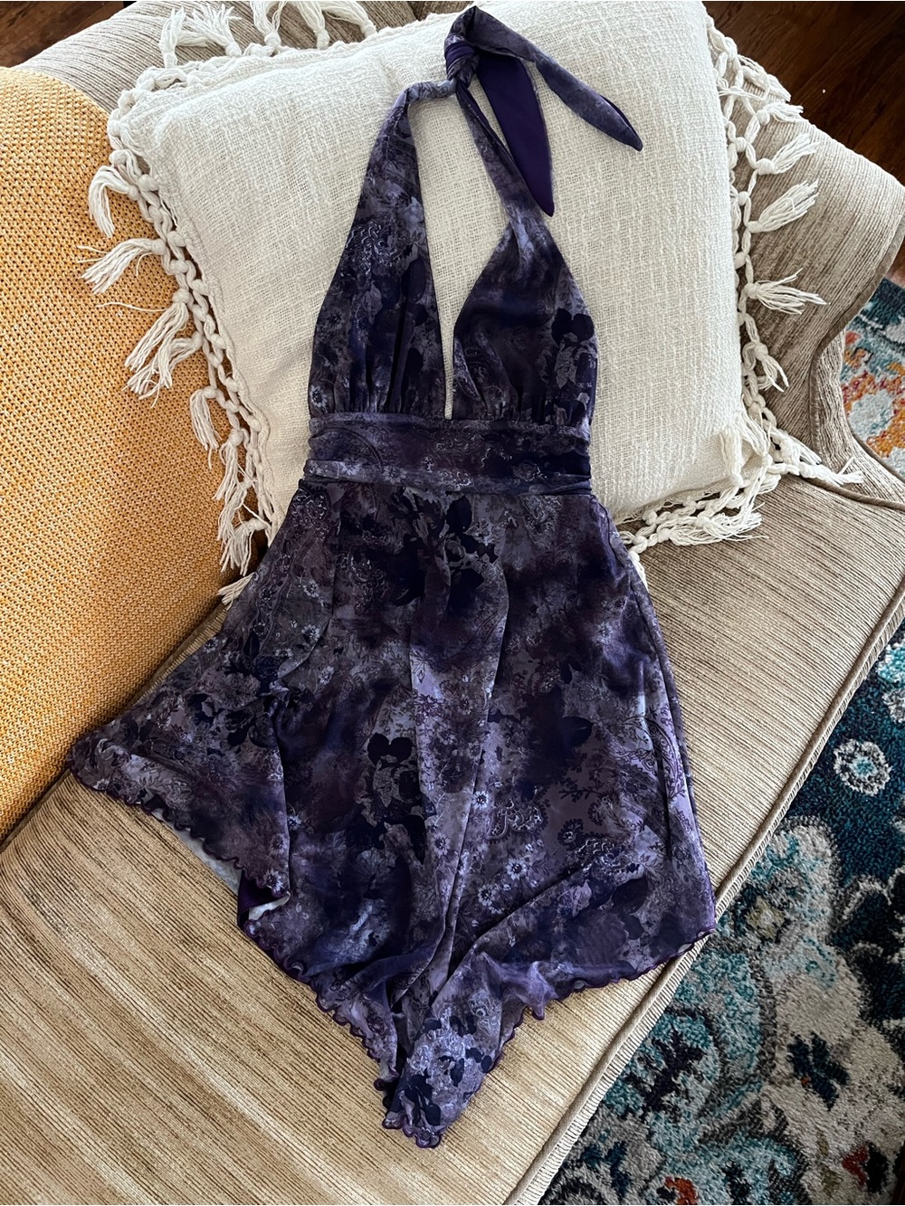 Urban Outfitters Purple Halter Dress